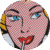 Pop art blonde